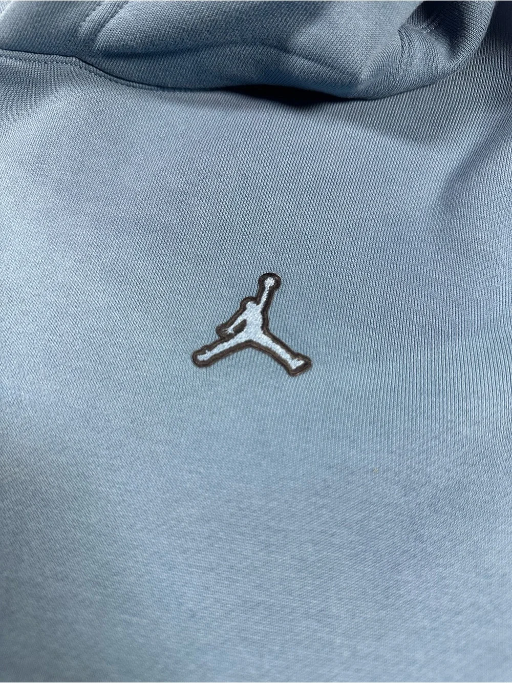 Jordan Men’s Large Blue Fleece Pullover Hoodie